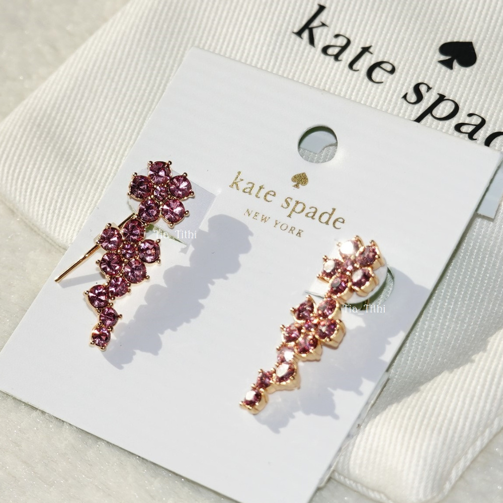 Kate Spade Flower Ear Pins/Earrings - Picture 2 of 5